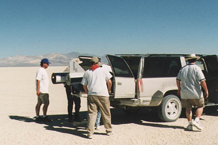 loading Big Kahuna back into truck