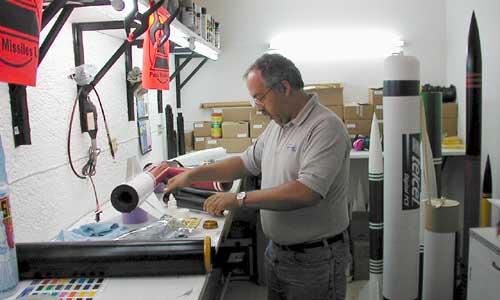 Gustavo in his hobby room